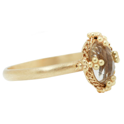 White Topaz Ring