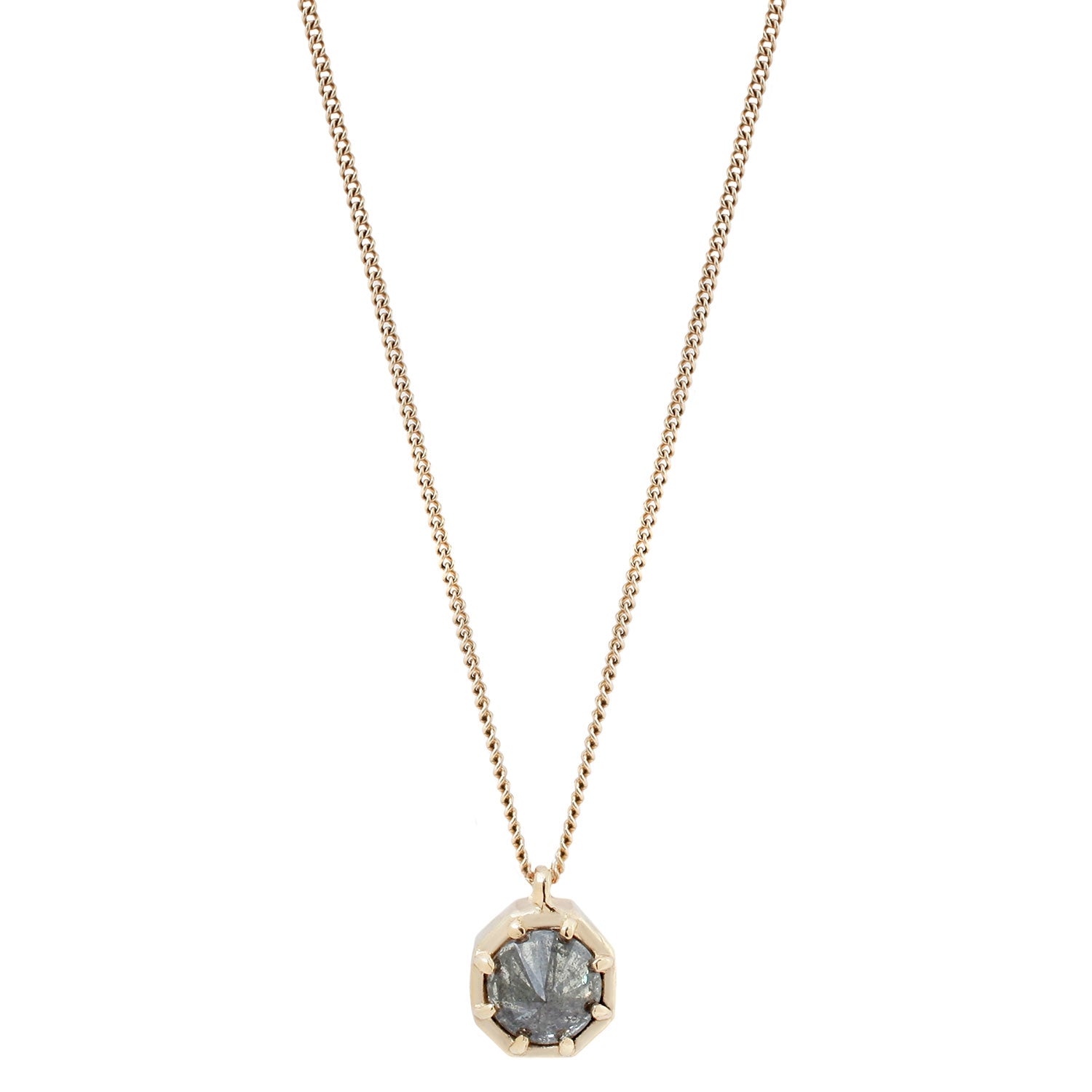 Point Up Diamond Necklace