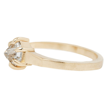 Small Quartz Hexagon Ring
