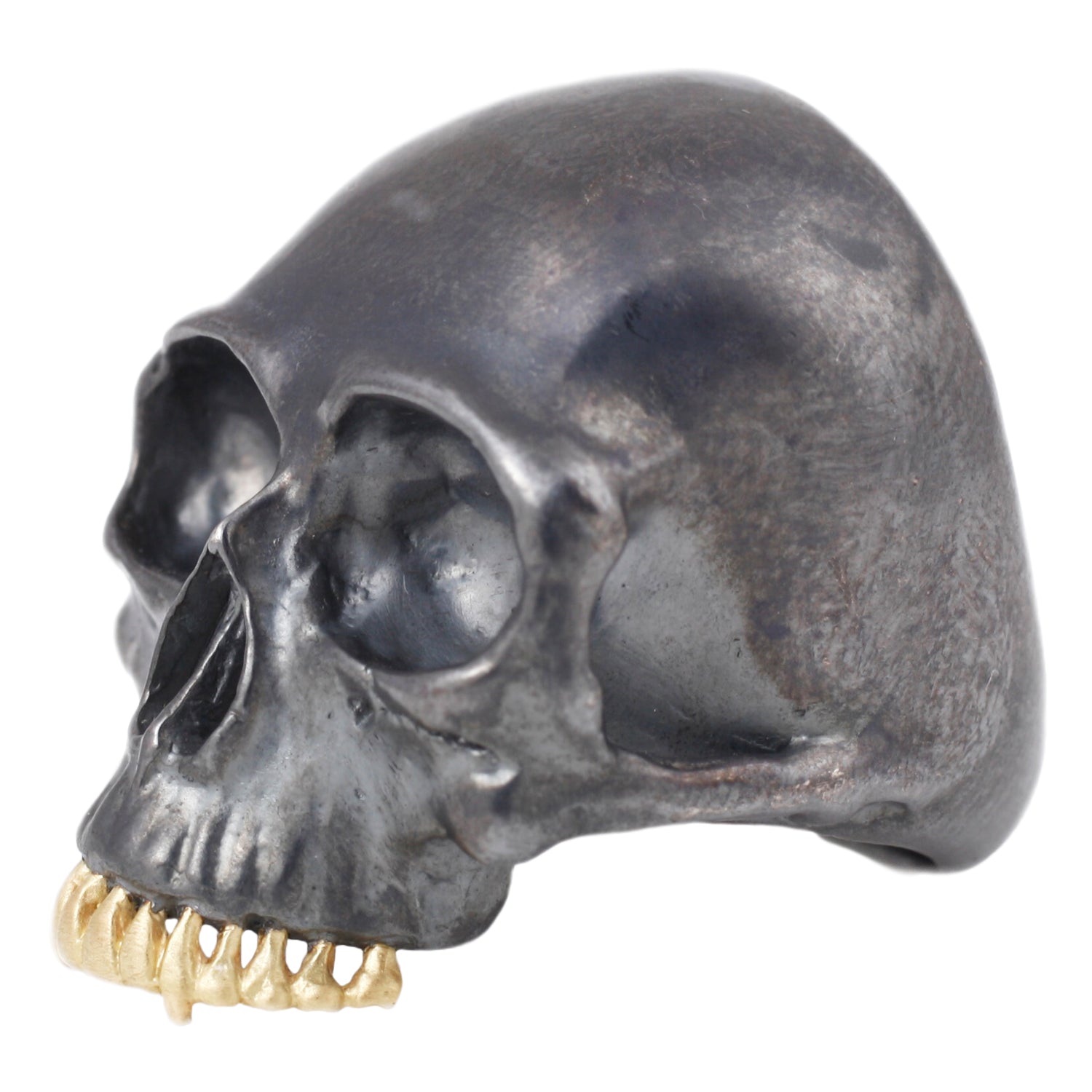 Small Black Skull Ring