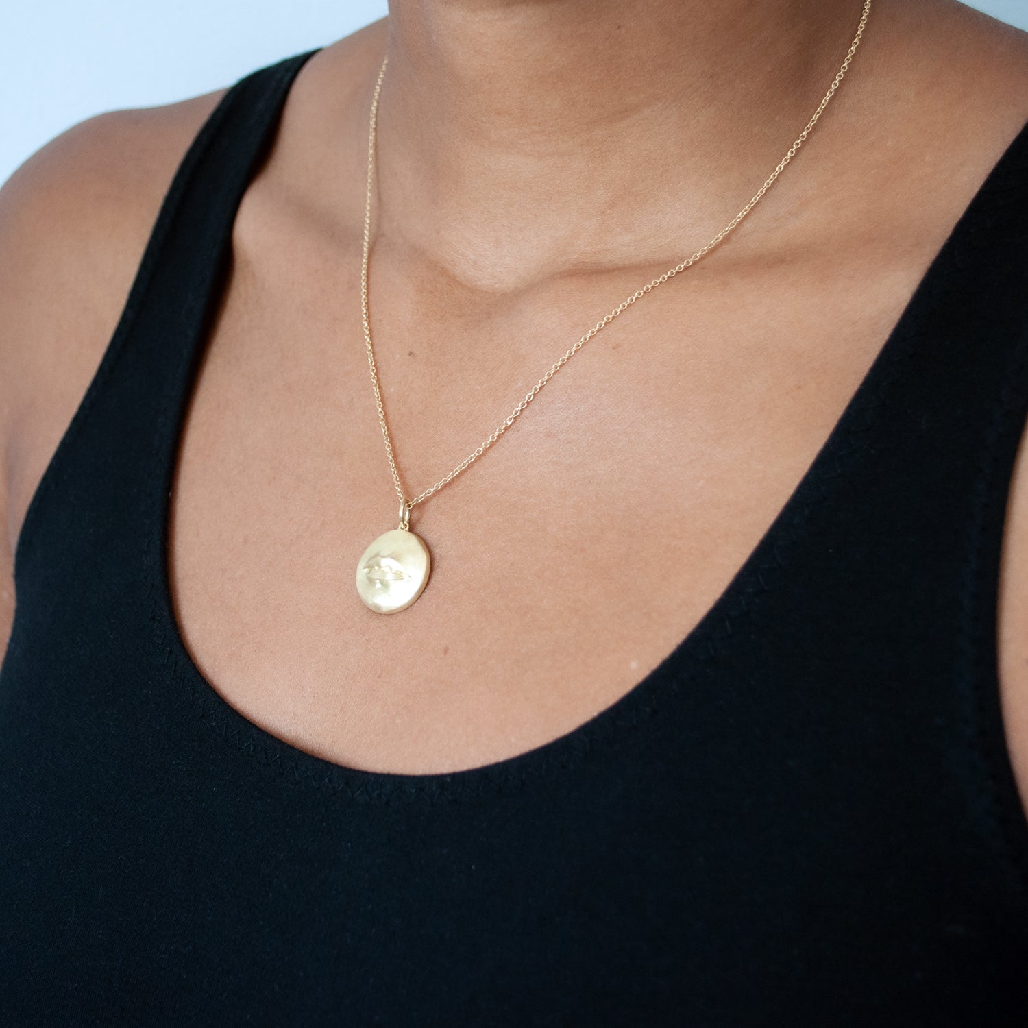 Kiss Me Pendant Necklace