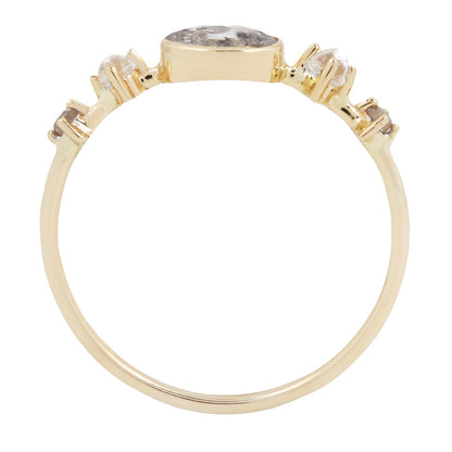 Celestial Diamond & Moonstone Ring