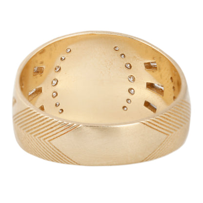 Diamond Deco Beam Ring