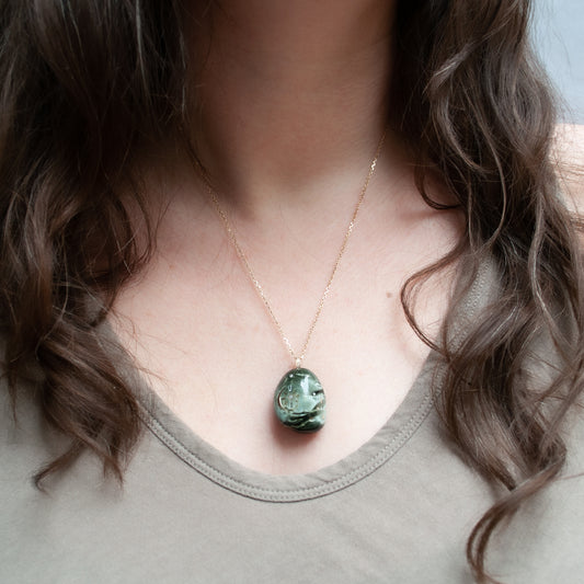 Sun & Moon Cat's Eye Necklace