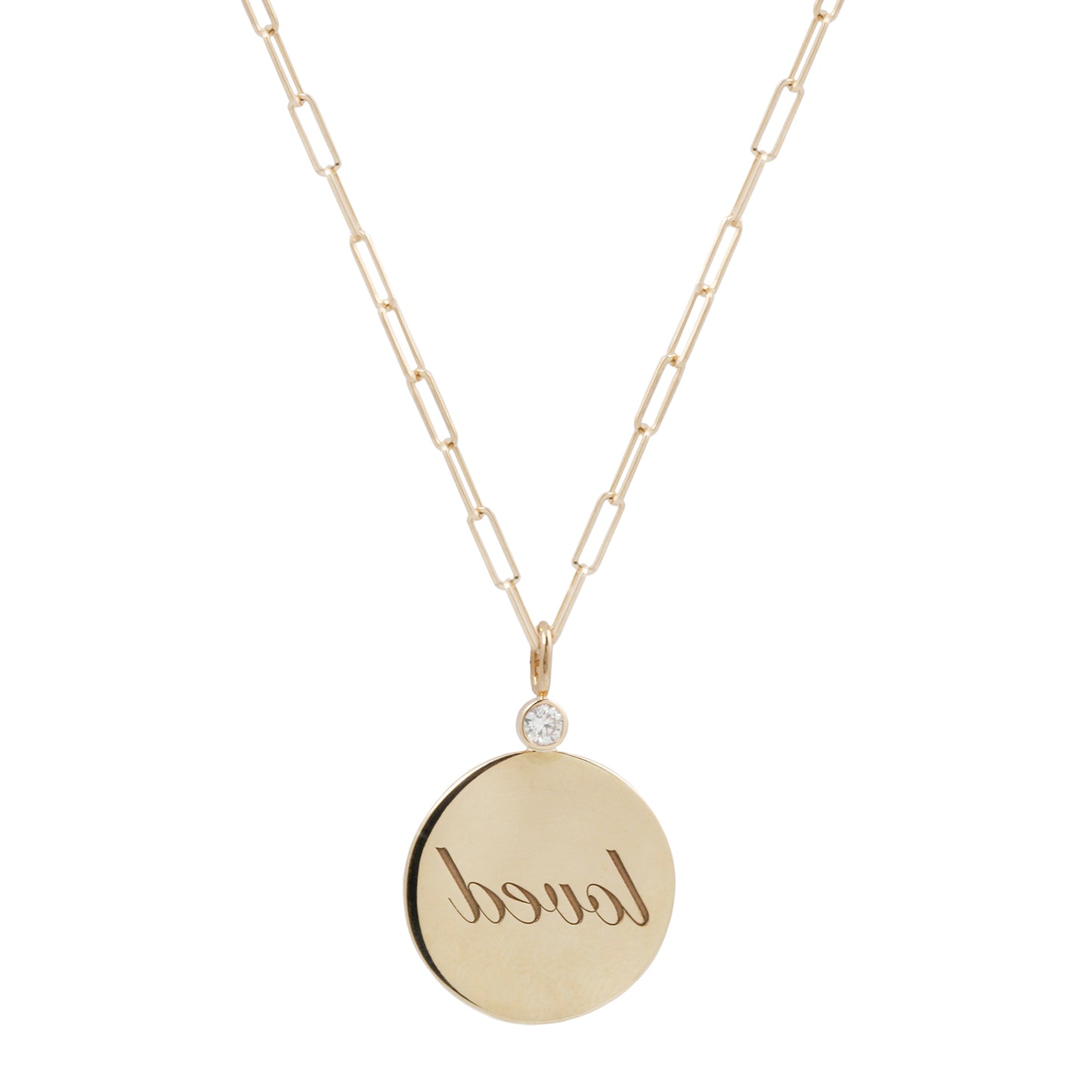 Loved Reflection Medallion Pendant
