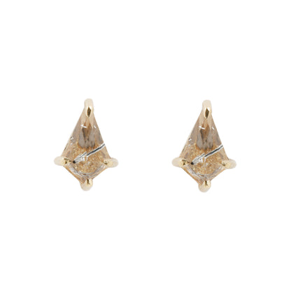 Small Quartz Kite Studs by Lauren Wolf Jewelery | ESEQUELETO