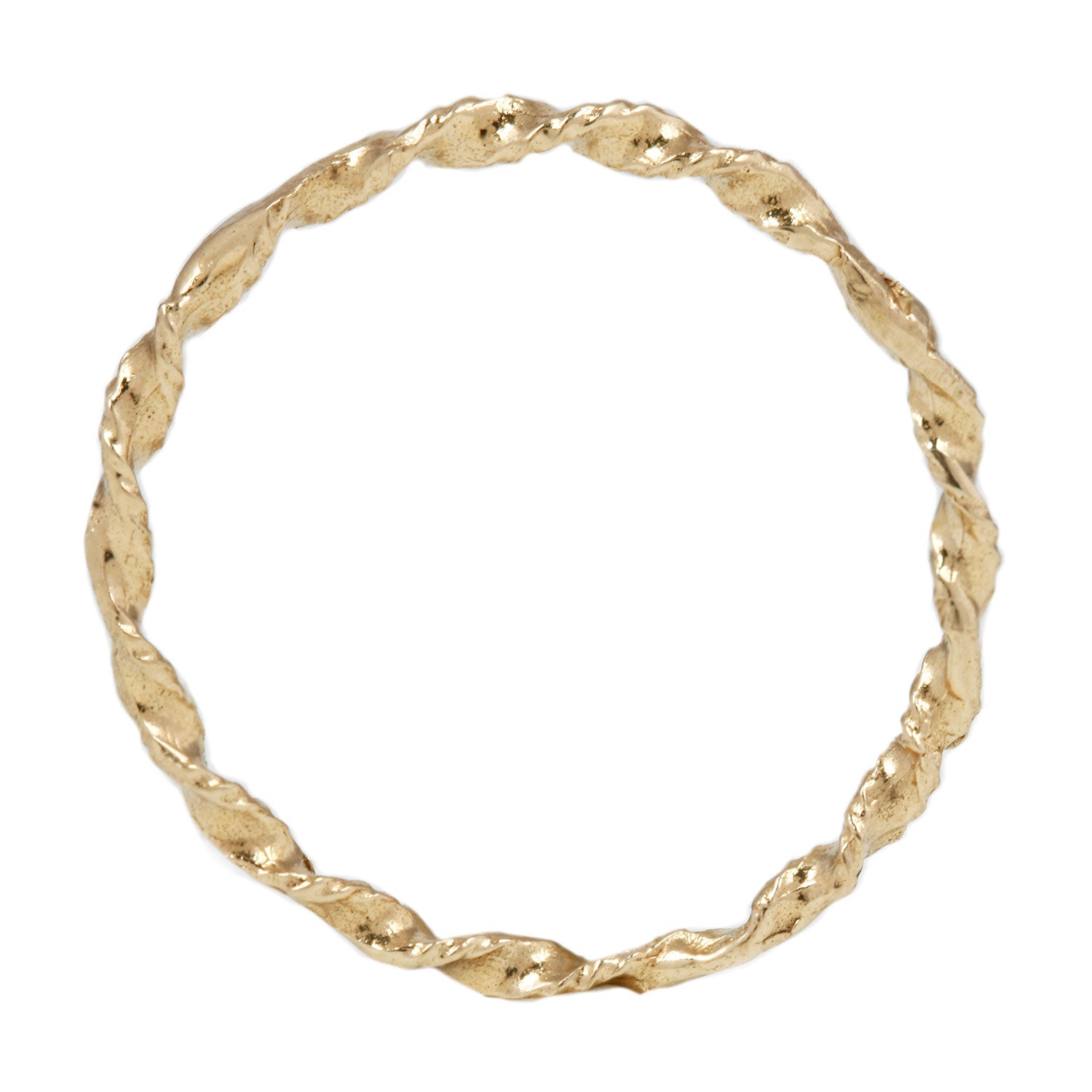 LXXXII Twist Gold Band