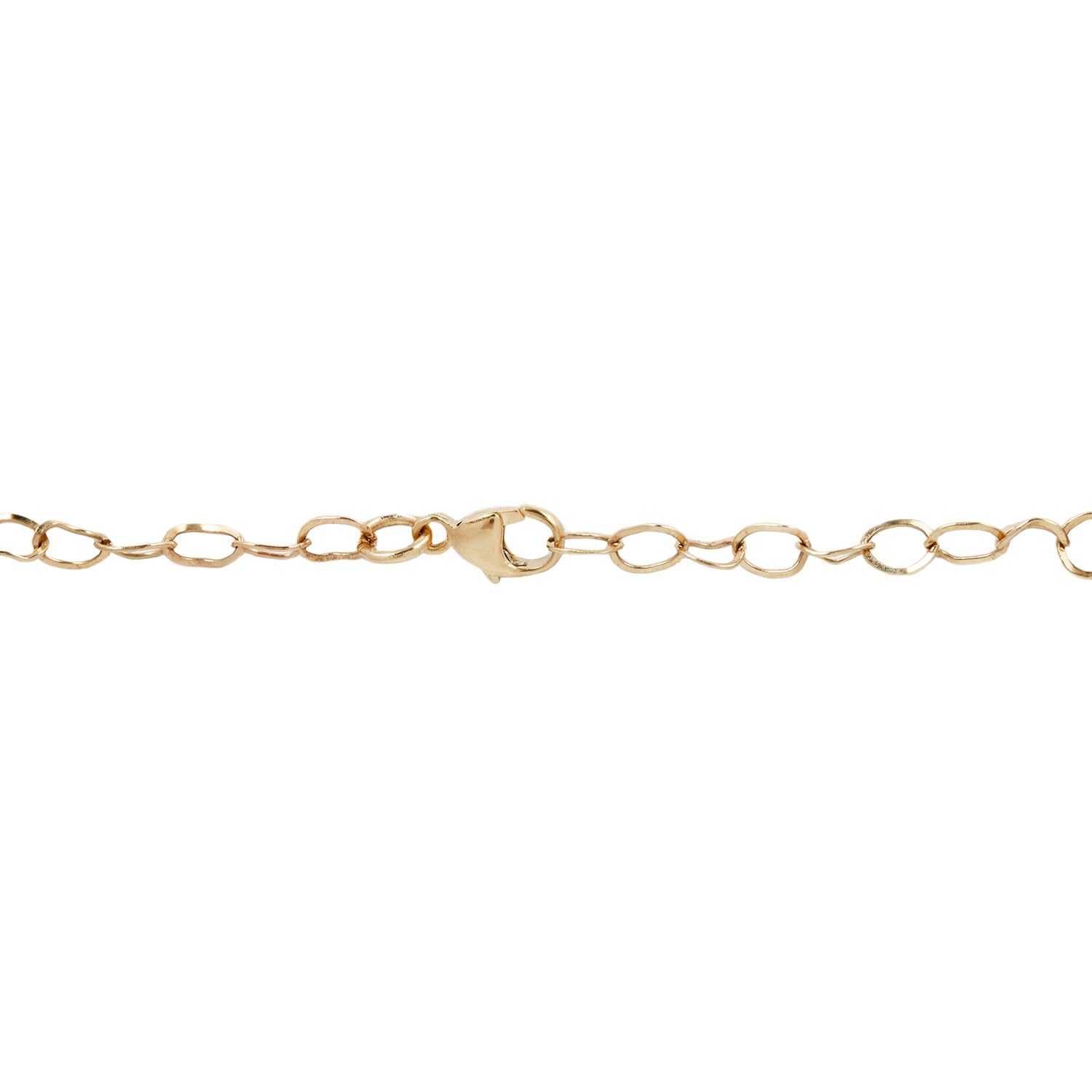 LI Small Forged Gold Link Bracelet