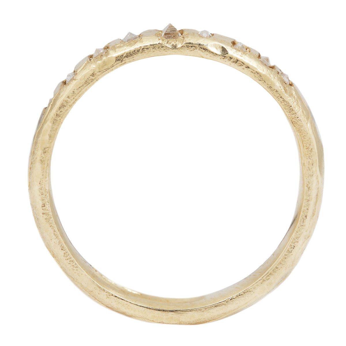 LX Icy White Baguette Diamond Scatter Band