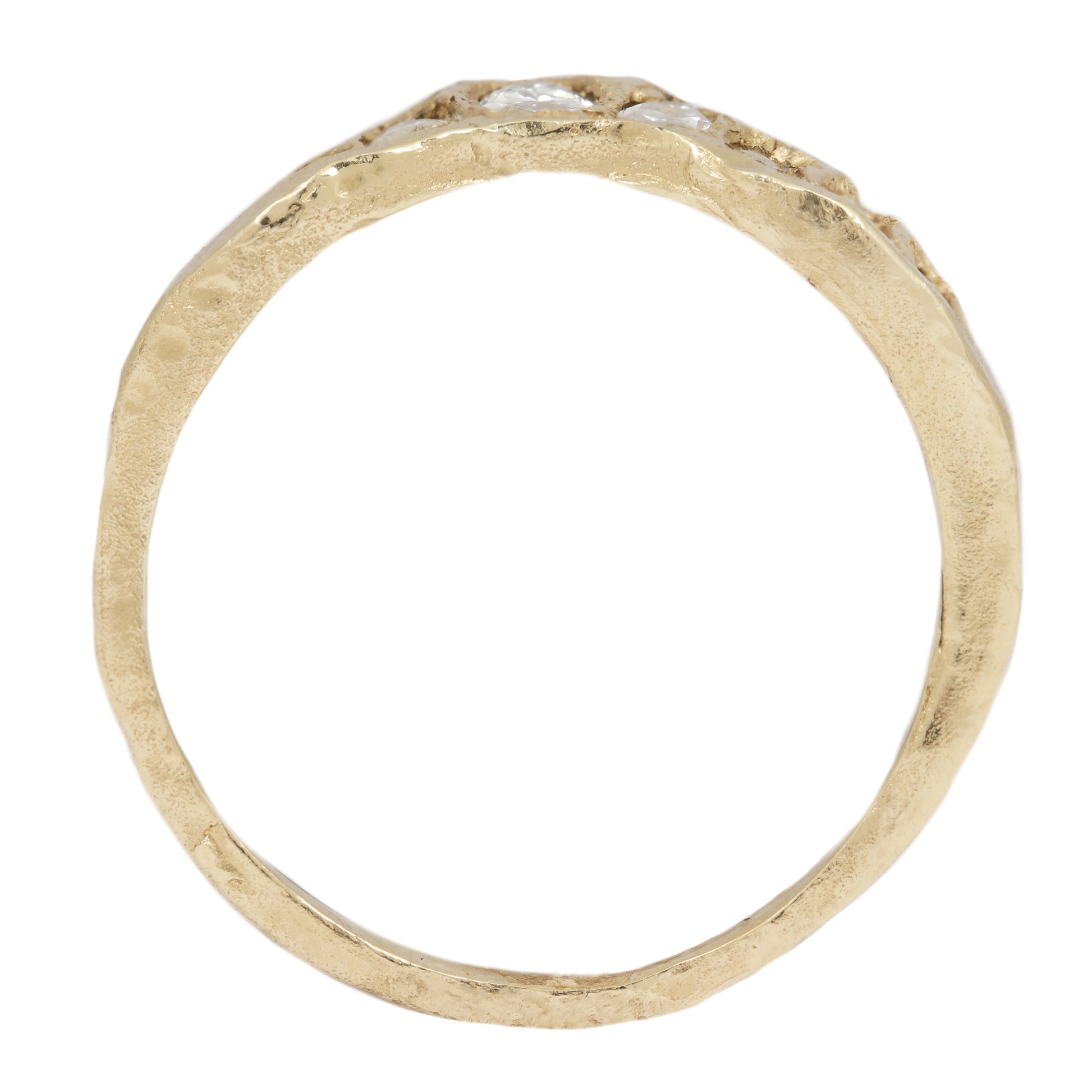 LX Marquise Diamond V Shape Scatter Ring