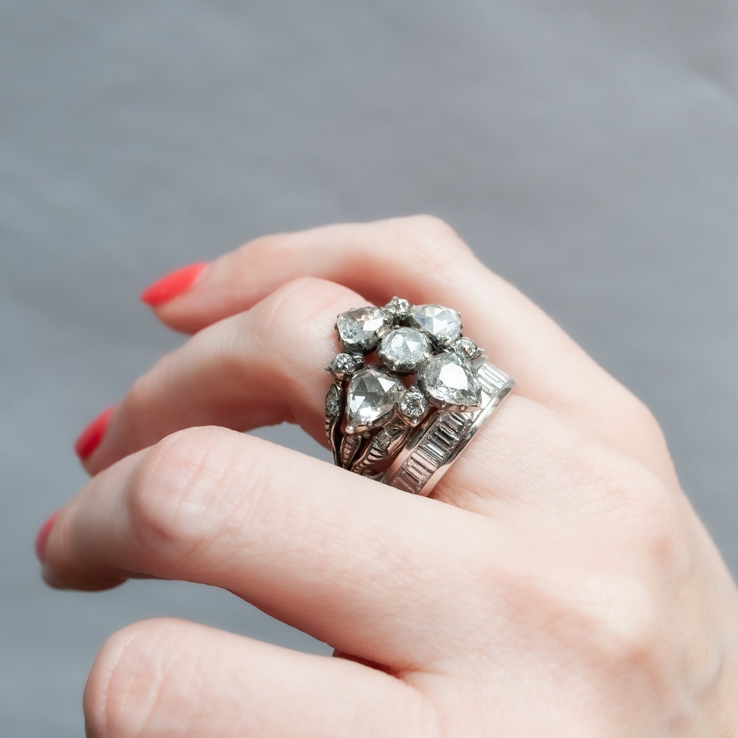 Platinum Baguette Eternity Band
