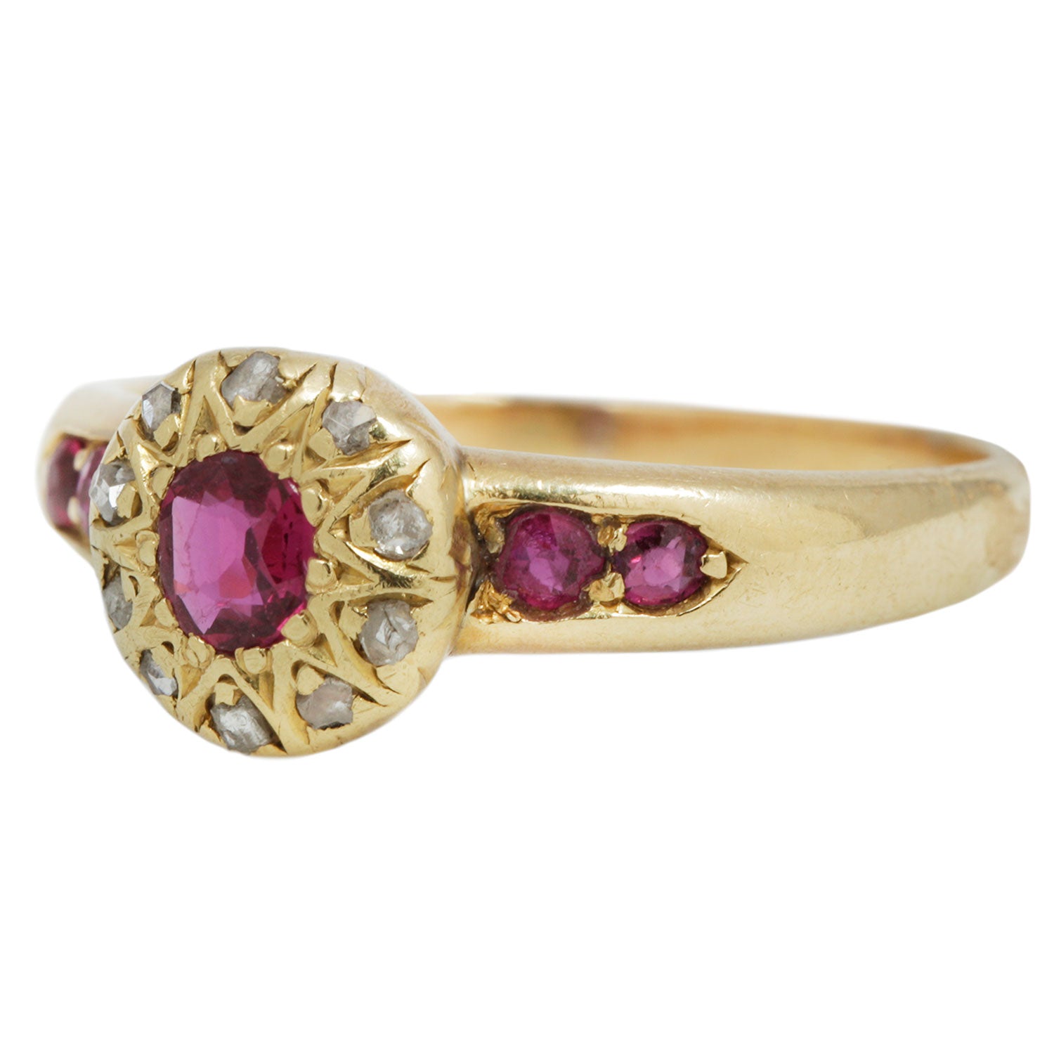 Victorian Ruby and Diamond Ring