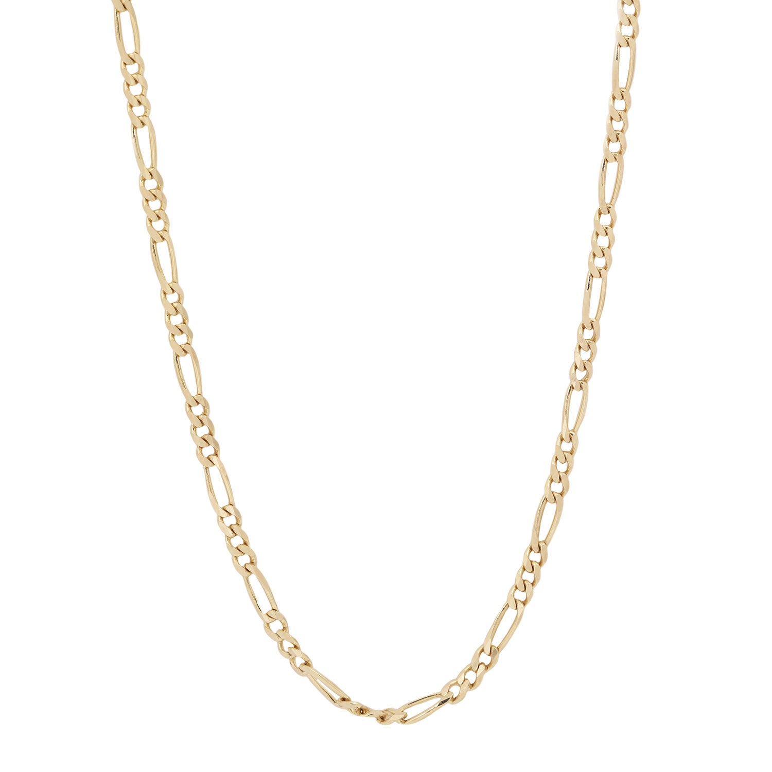 Thin Gold Figaro Necklace