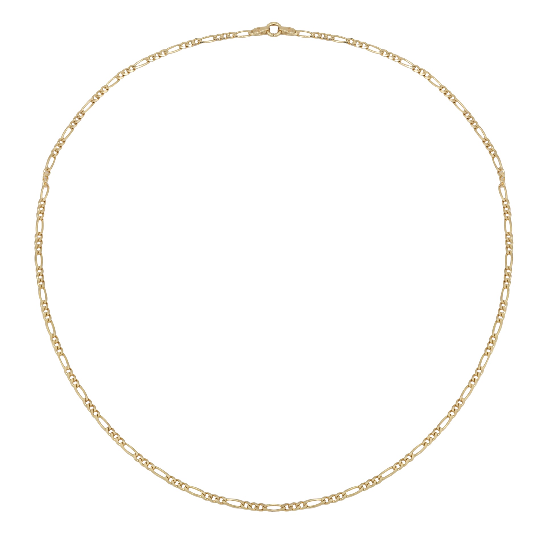 Thin Gold Figaro Necklace