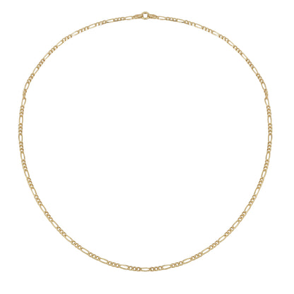 Thin Gold Figaro Necklace
