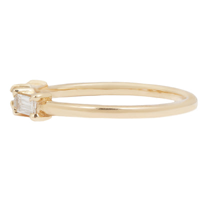 Linear Triple Baguette Ring