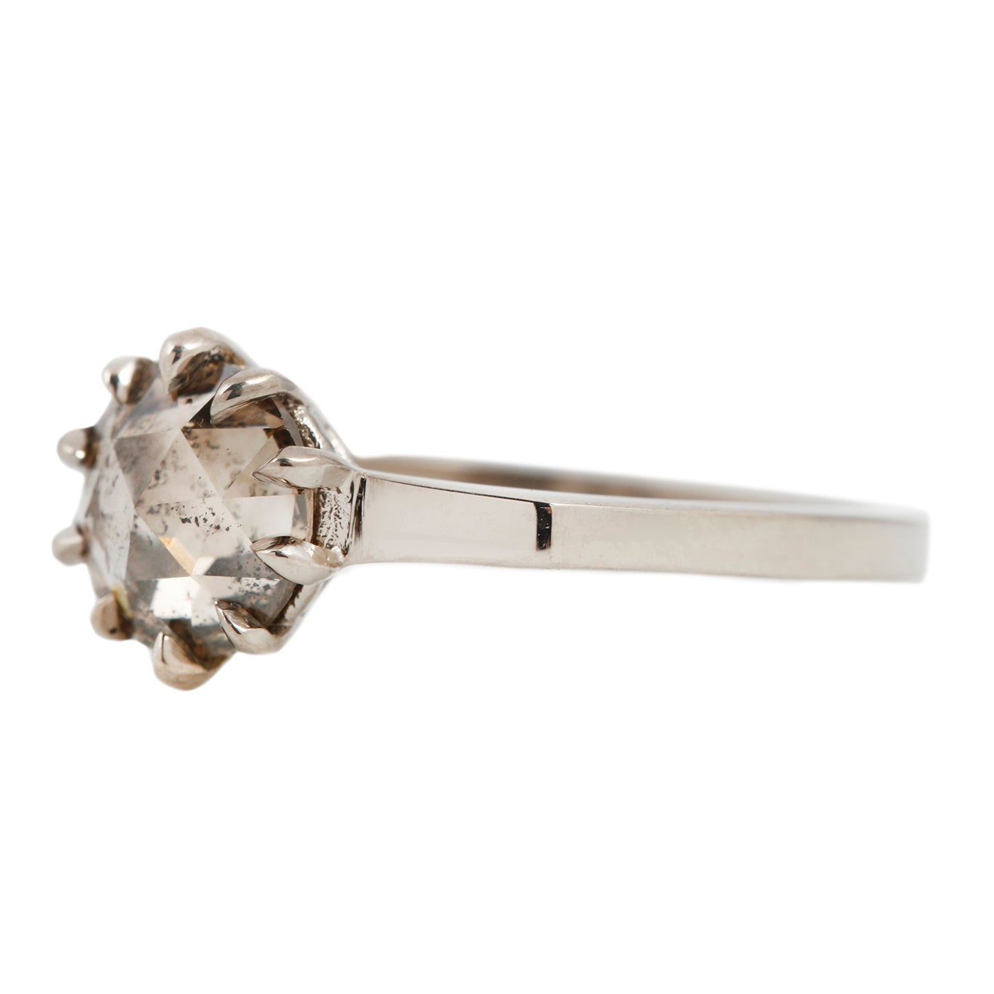 Dew Drop Diamond Solitaire Ring