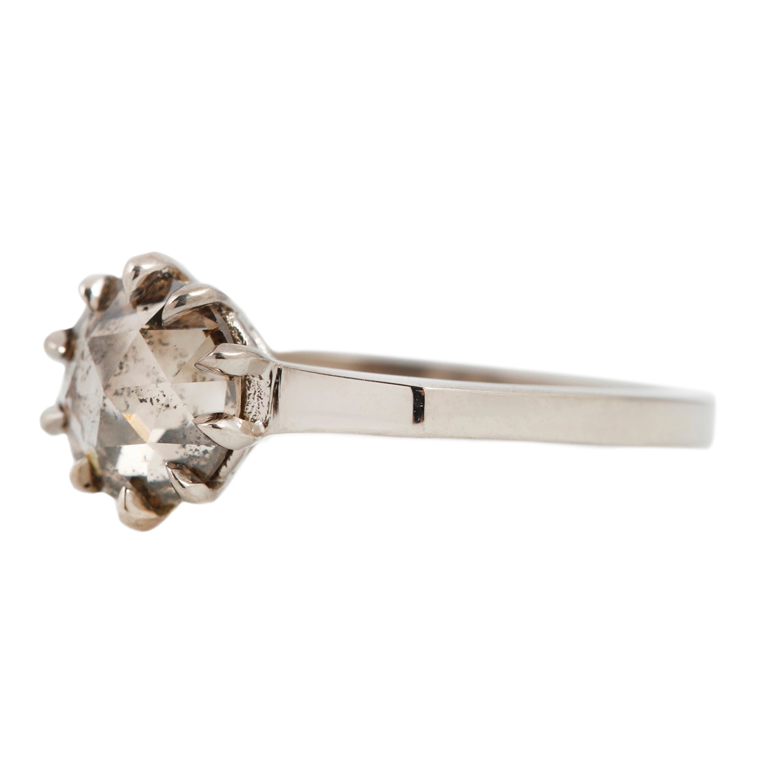 Dew Drop Diamond Solitaire Ring
