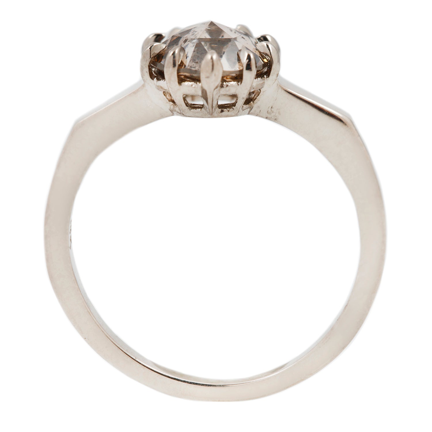Dew Drop Diamond Solitaire Ring