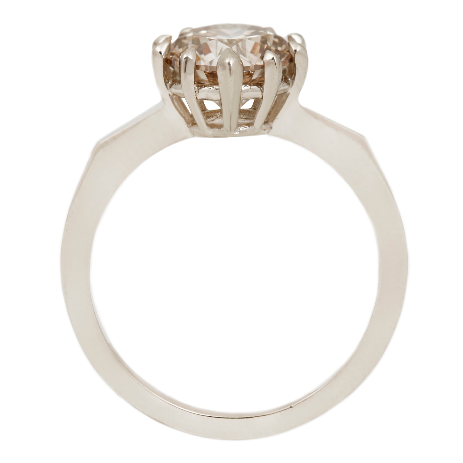 Glacier Queen Solitaire Ring