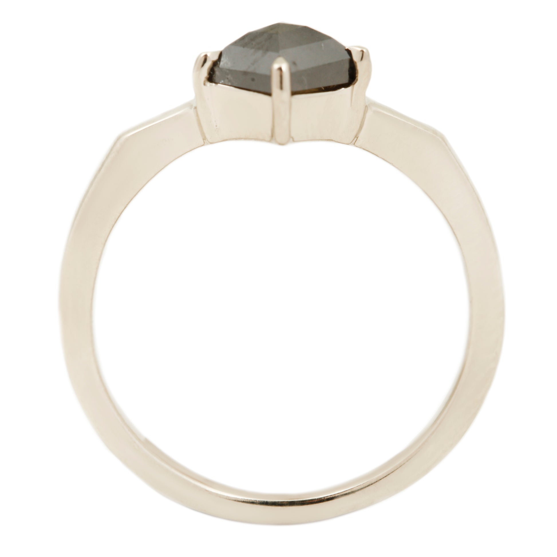 Midnight Flight Solitaire Ring