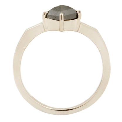 Midnight Flight Solitaire Ring