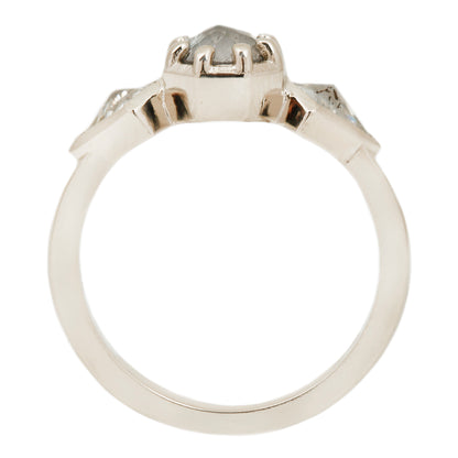 Shooting Star Three Stone Ring