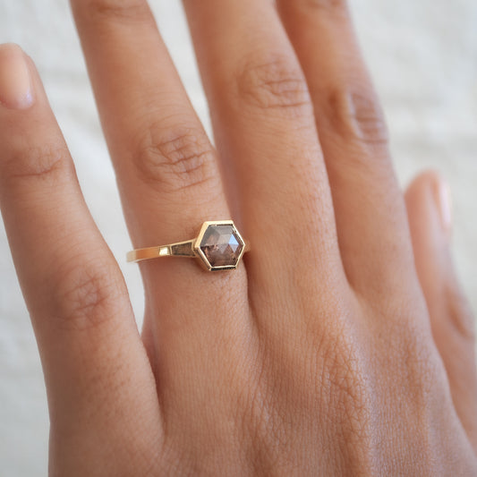 Eye of Horus Diamond Ring
