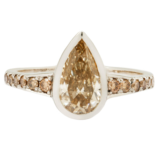 Champagne Storm Diamond Ring