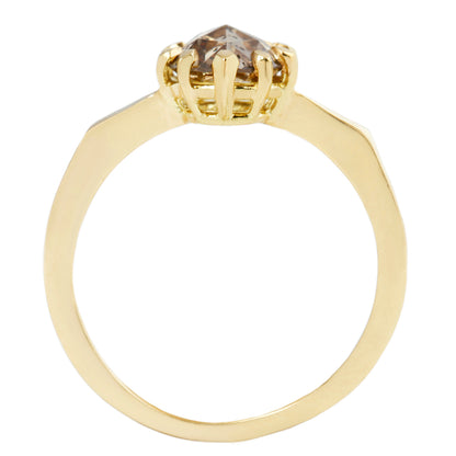 Golden Eye Diamond Ring