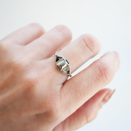 Cathedral Diamond Ring