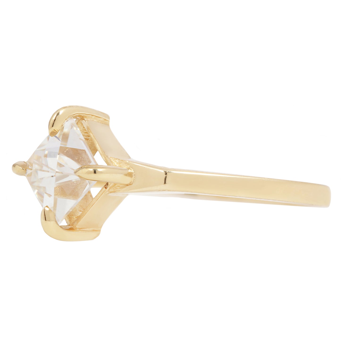 Solar Diamond Mirage Ring