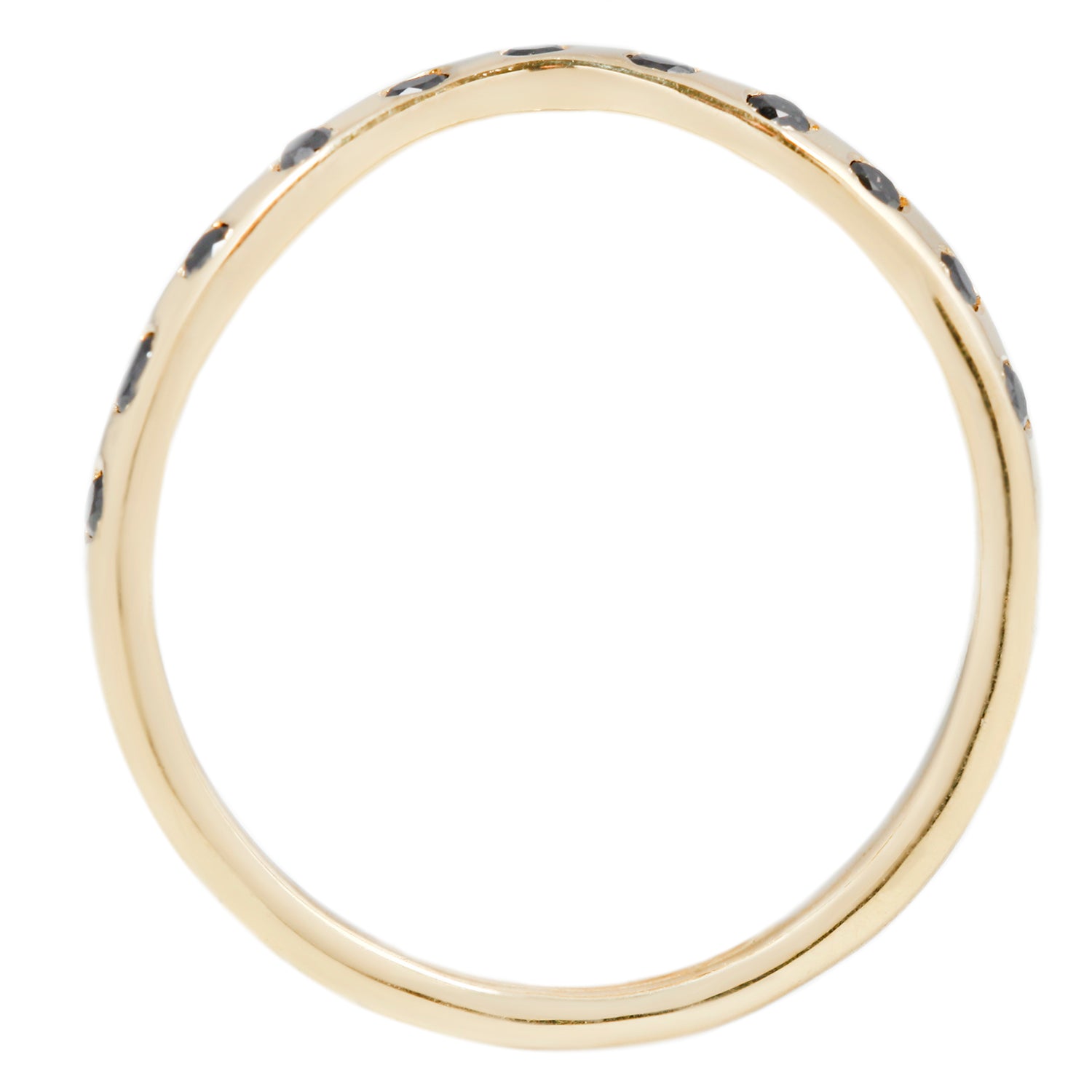 Black Flush Set Wishbone Band