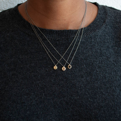Small Ruby Octagon Necklace
