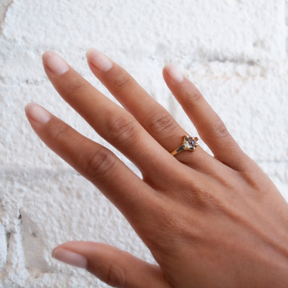 Green Montana Sapphire Ring