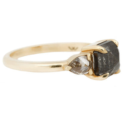 Step Cut Diamond Ring