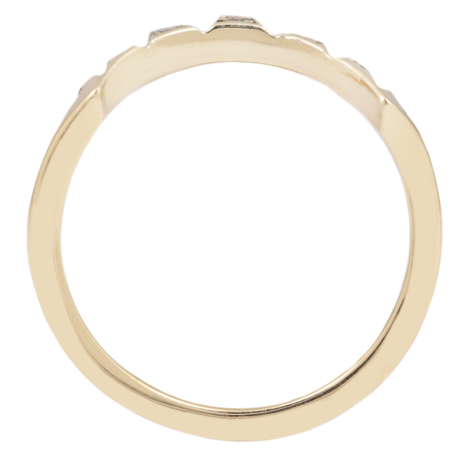Diamond Spike Nesting Ring
