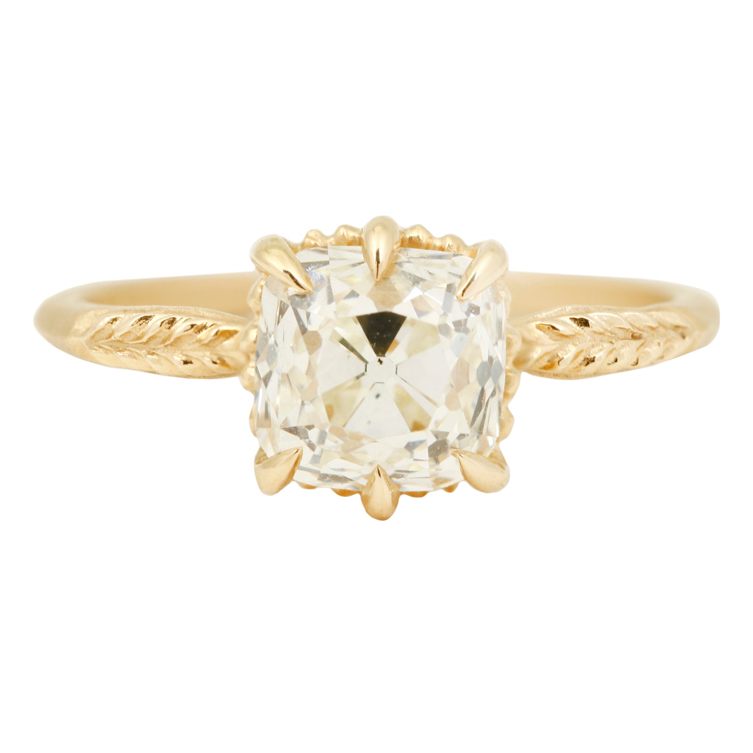 Antique Diamond Evergreen Solitaire