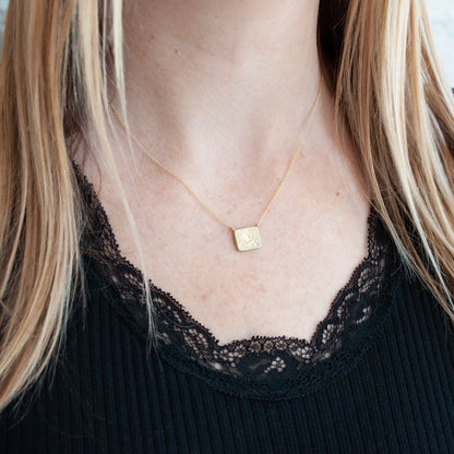 Cupid's Ship Diamond Necklace