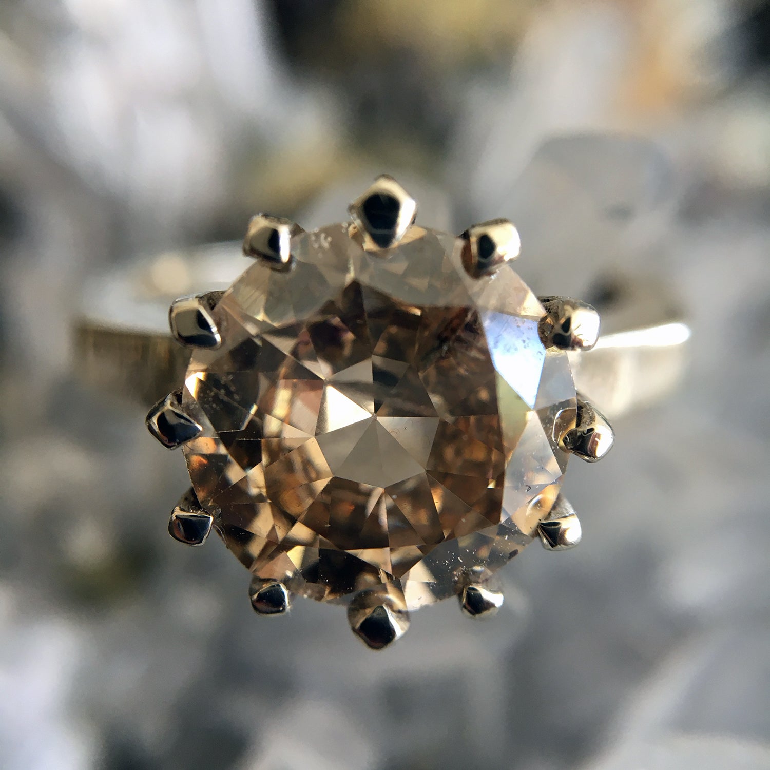 Argyle Solitaire Ring