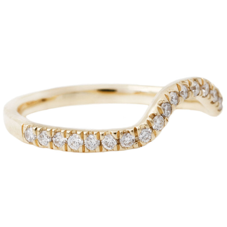 White Diamond Nesting Band