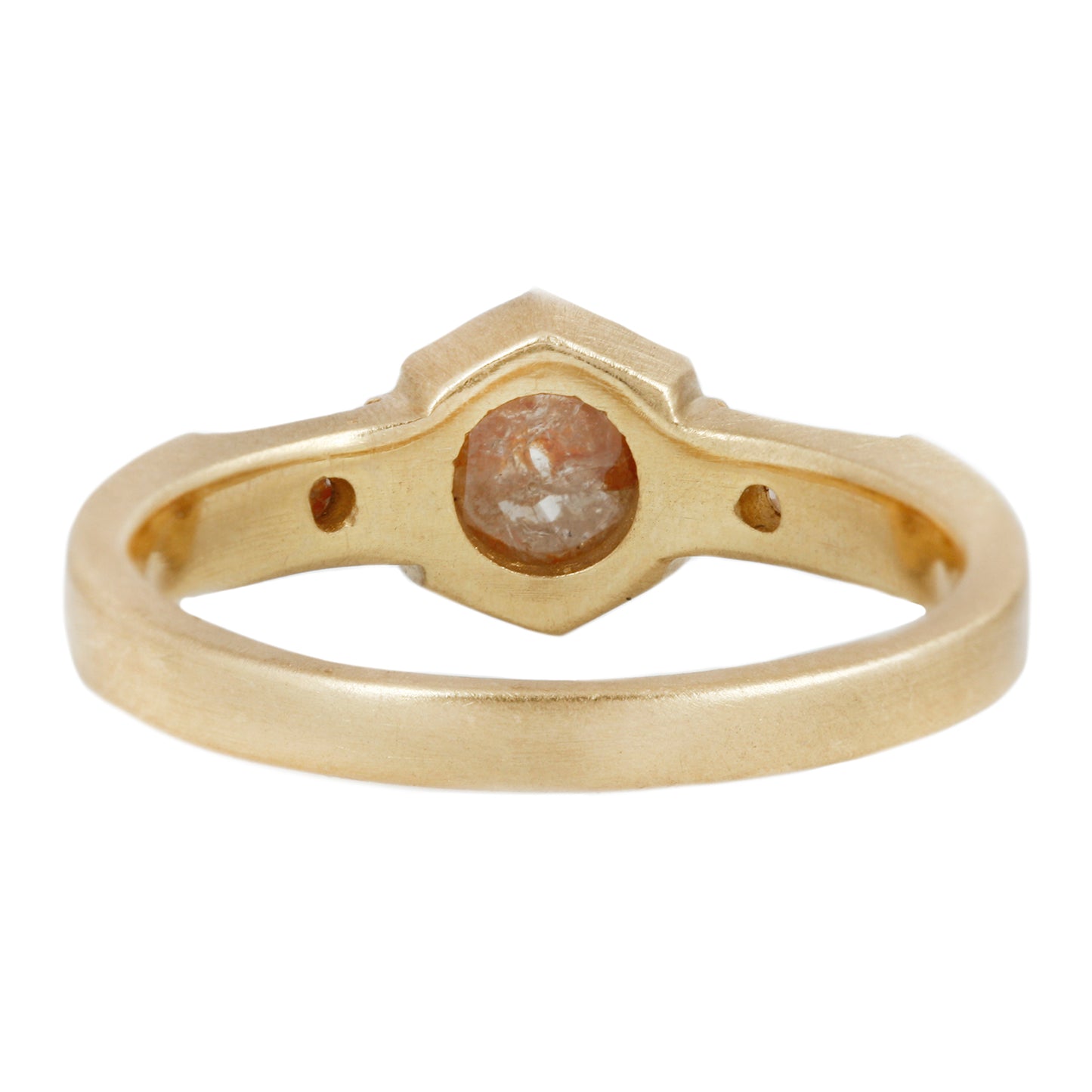 Six Bead Diamond Horizon Ring