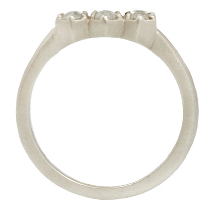 Triple Hex Diamond Ring