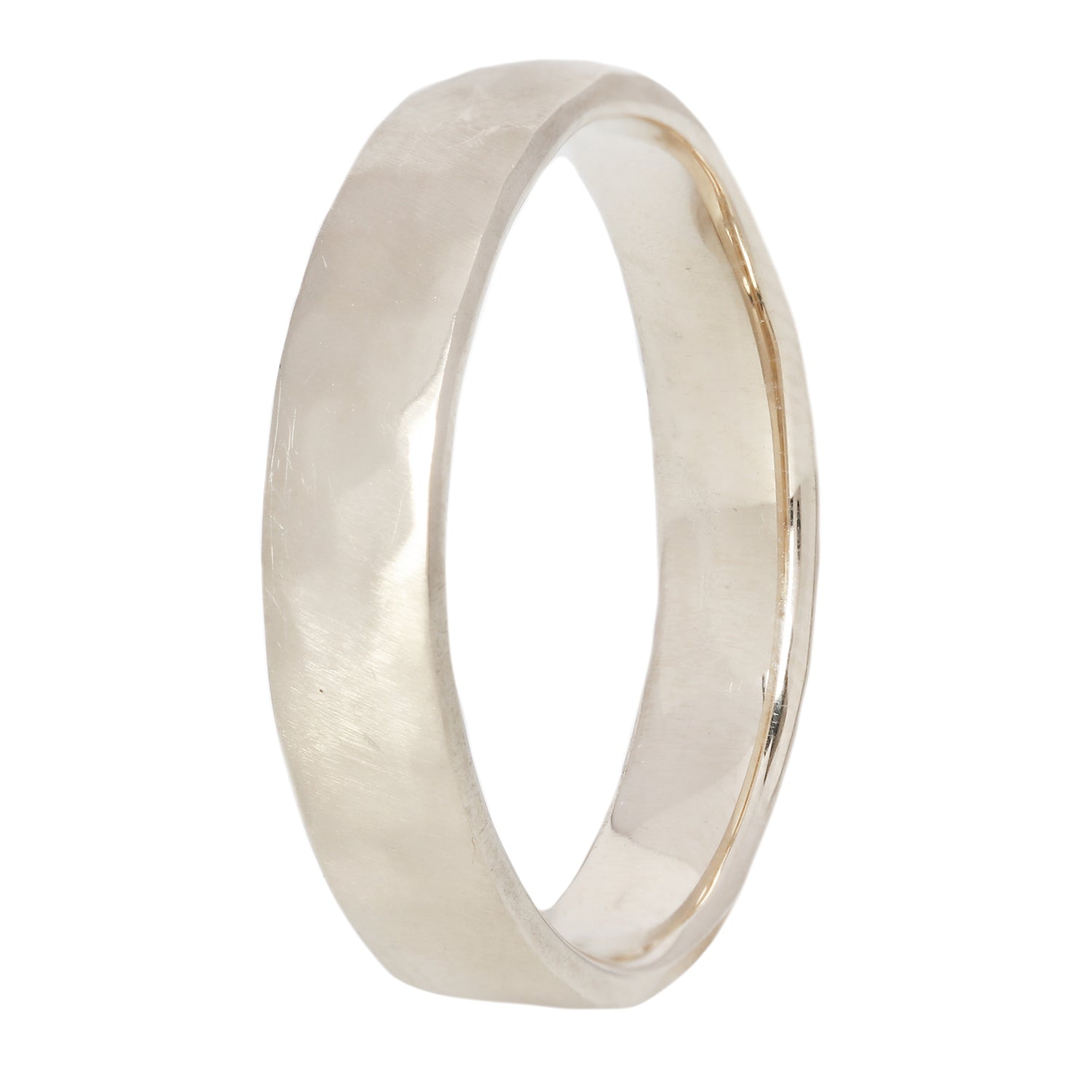 Square Edge Hammered Band