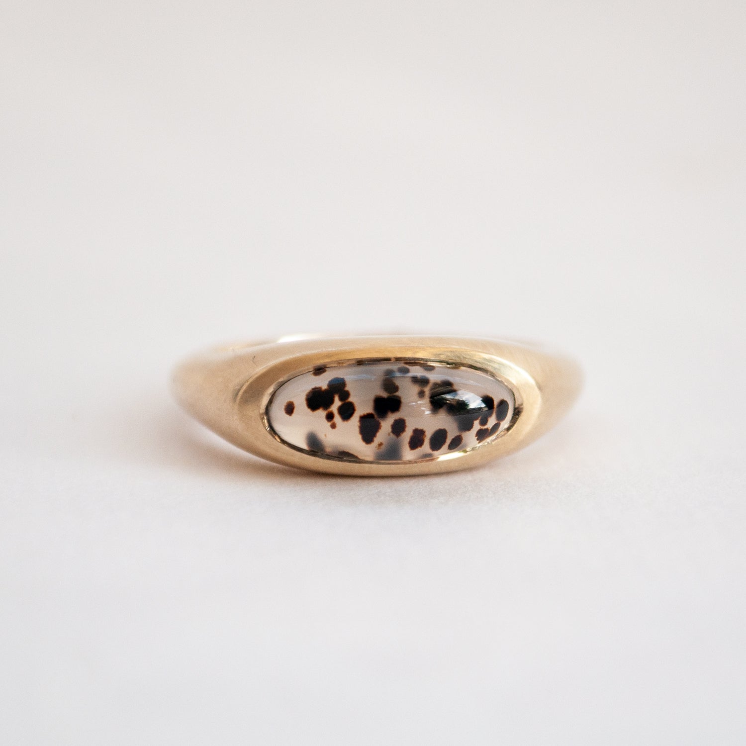 Dendritic Agate Slab Ring