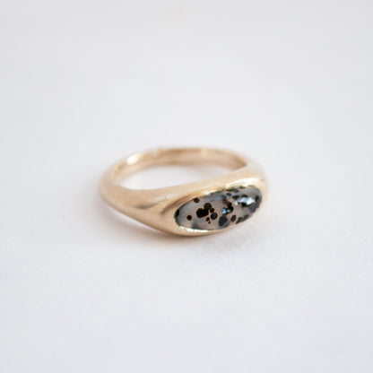 Dendritic Agate Slab Ring