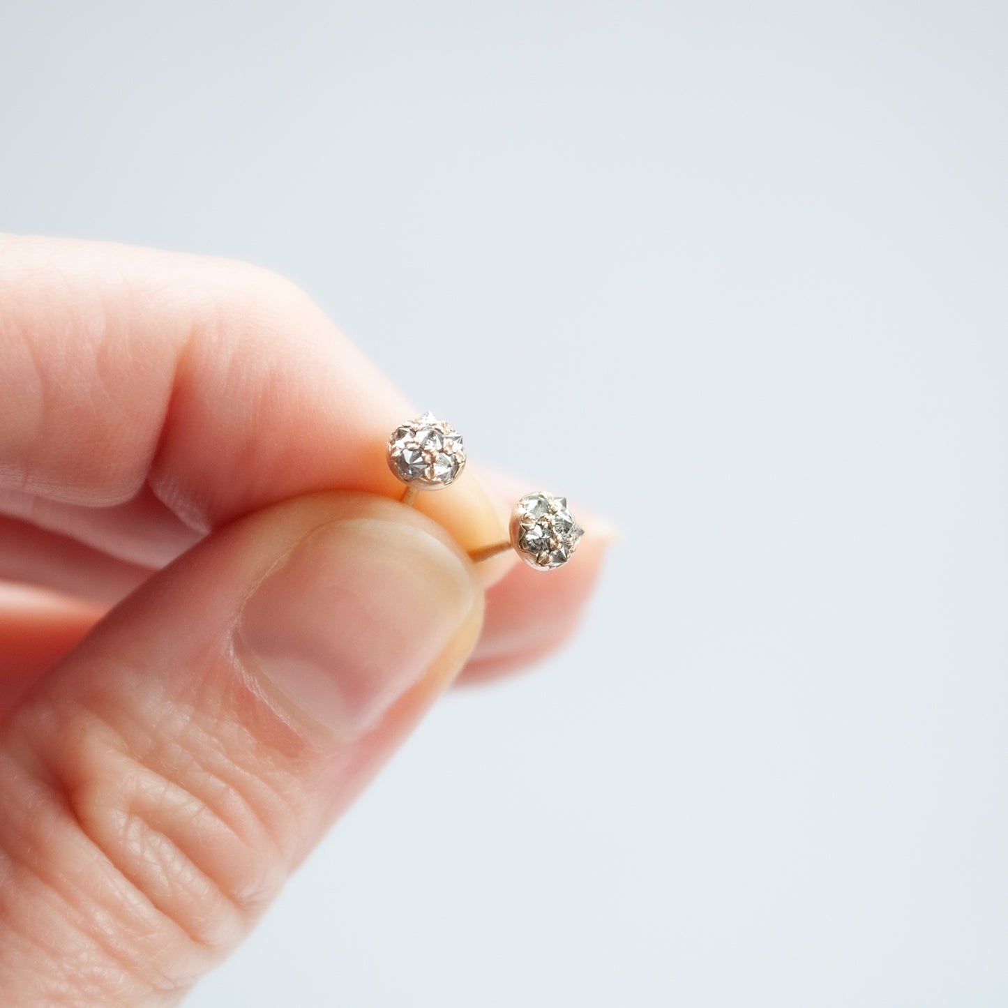 Medium Diamond Uni Studs