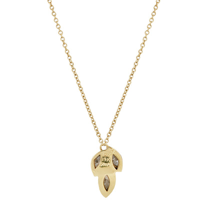 Three Marquise Diamond Necklace