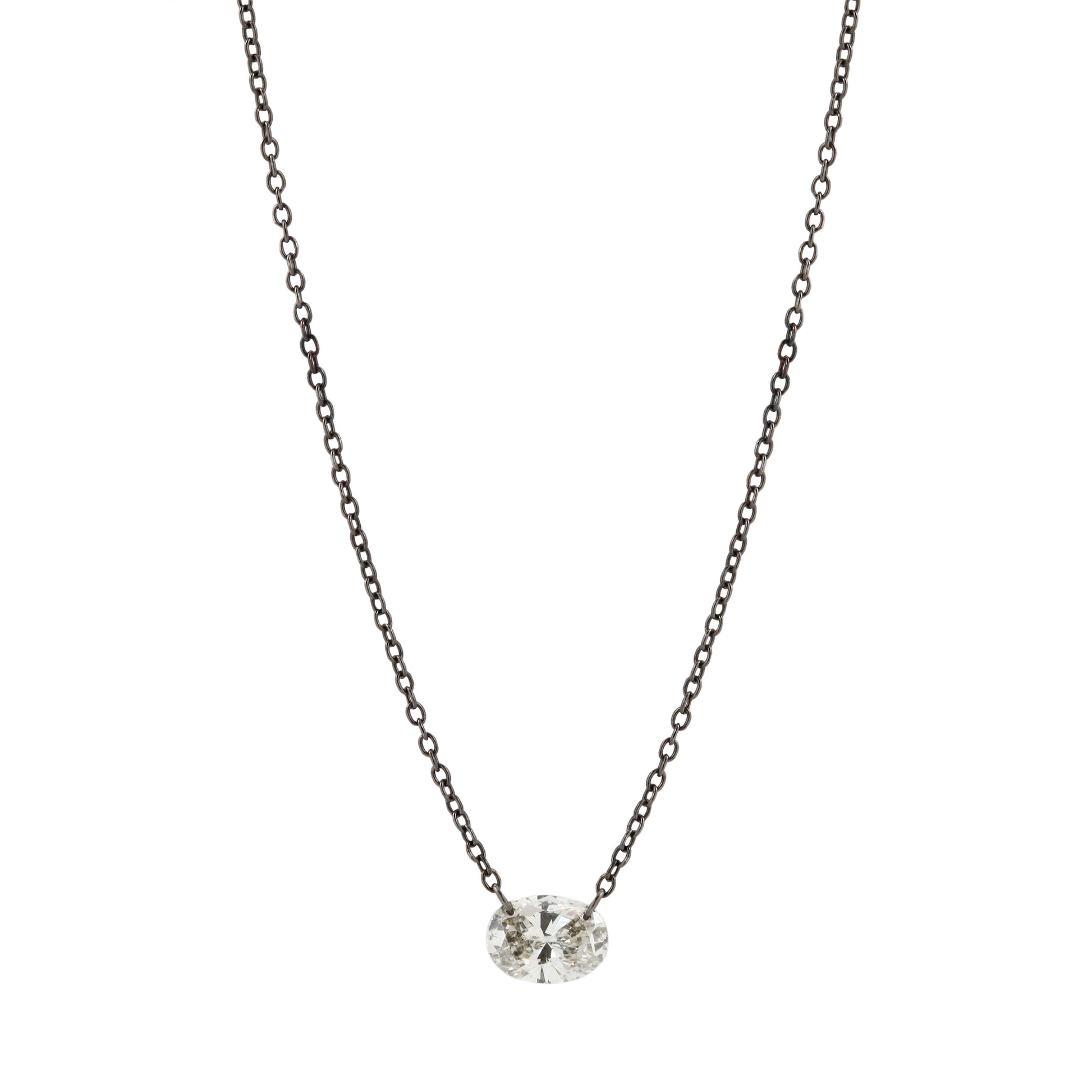 Floating Diamond Necklace