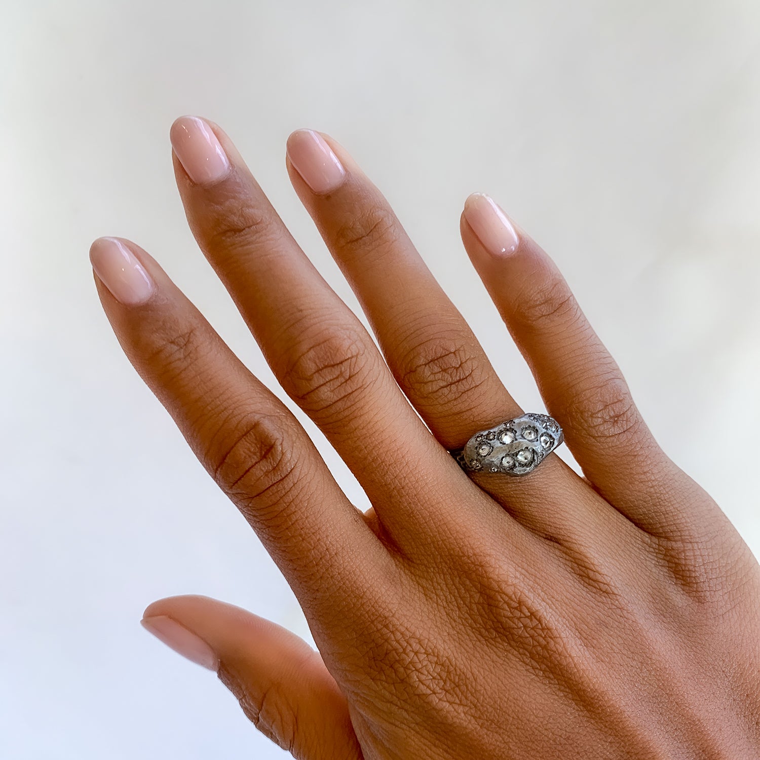 Amorphous Diamond Ring